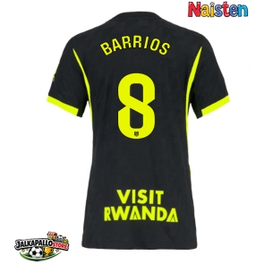 Atletico Madrid Pablo Barrios #8 Vieraspaita Naisten 2026-27 Lyhythihainen